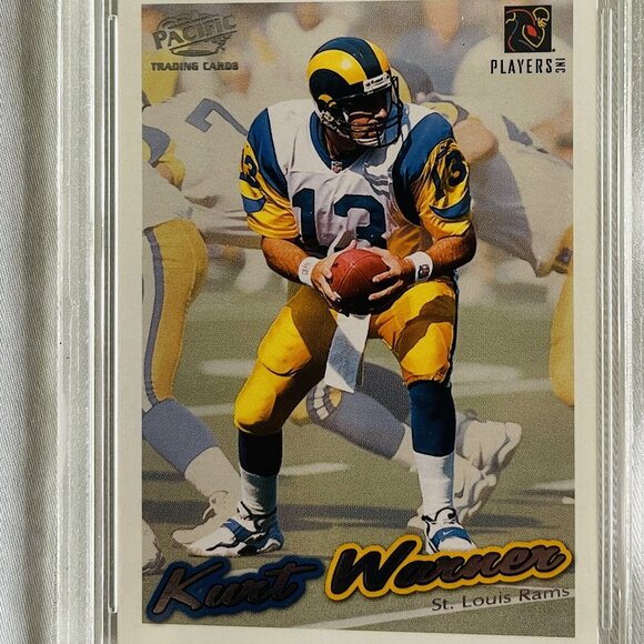 1999 Pacific Paramount KURT WARNER Card. GEM 10.0 Mint. - Picture 2 of 4